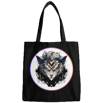 Discover Fierce Tiger Anime Bags