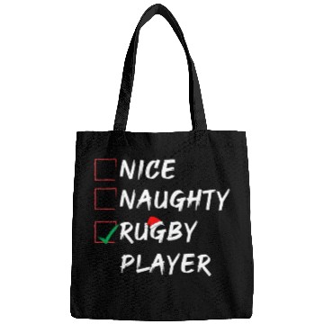 Discover Nice Naughty Rugby Player List , Funny Christmas Bags