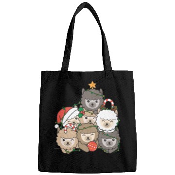 Discover Alpaca Christmas Tree Funny Animal Christmas Bags