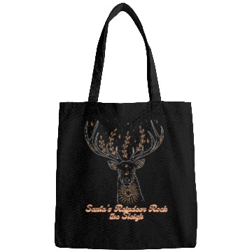 Discover Santa s Reindeer Rock the Sleigh Bags
