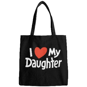 Discover I Love my daughter Bags