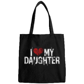 Discover I love my daughter Bags