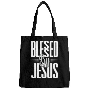 Discover Blessed By Jesus Love Jesus Christian Christmas Bags