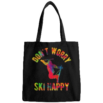 Discover Don't Worry Ski Happy Skiing Wintersport Bags
