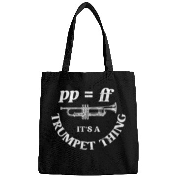 Discover Funny Trumpet Player Marching Band Music Teacher Bags