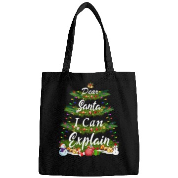 Discover Dear Santa, I Can Explain - Christmas Tree Bags