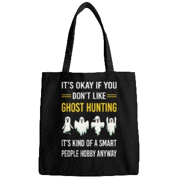 Discover Smart People Ghost Hunting Hunter Paranormal Bags