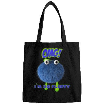 Discover OMG Im So Fluffy, Cute Furry monster. Bags
