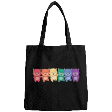 Discover Rainbow Alpaca Flag Pride Lgbtq Cute Alpacas Bags