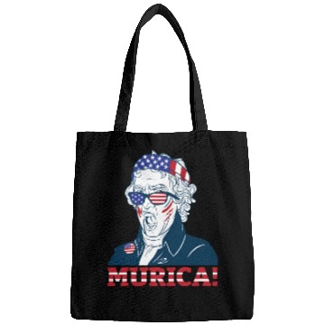 Discover Patriotic President Thomas Jefferson Murica Bags