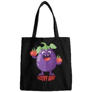 Discover Eggplant Tomato Party Goofy Ahh Bags