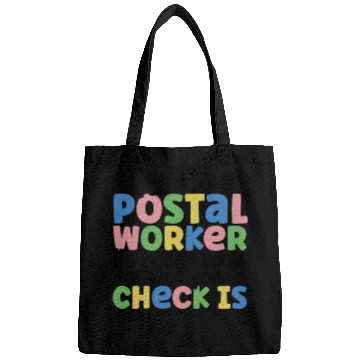 Discover yes I'm a postal worker Bags