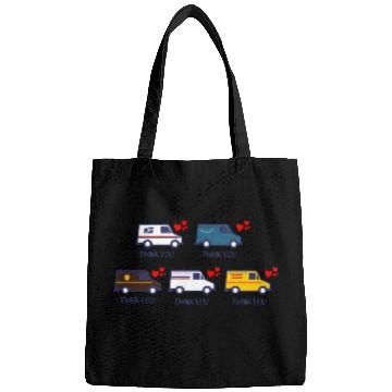 Discover Thank You Postal worker Sticker Bags