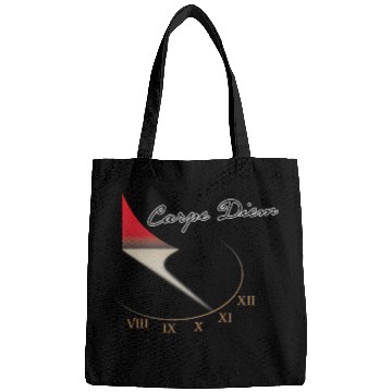 Discover Carpe Diem. Time is Running Out Bags