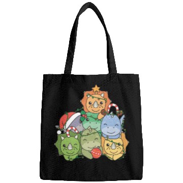 Discover Dinosaur Christmas Tree Funny Animal Bags