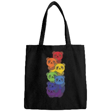Discover Rainbow Flag Pride Lgbtq Cute Panda Stack Bags
