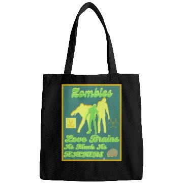 Discover Zombies Loves Brains Teachers Bags