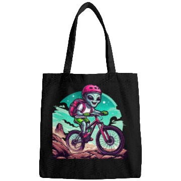 Discover MTB alien race on mountain bike Bags