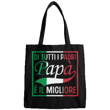 Discover Di Tutti I Padri Papa Italian Flag Father's Day Bags