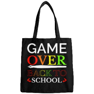 Discover Game Over Back To School Bags