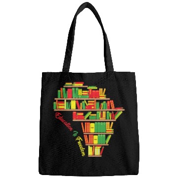 Discover Education Is Freedom Juneteenth Reading Book Lover Bags