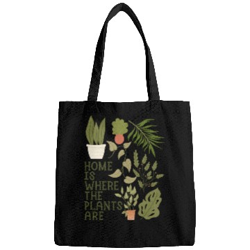 Discover House Plant Lady Quote Bags