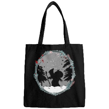 Discover Knecht Ruprecht in paper cut style Christmas Bags