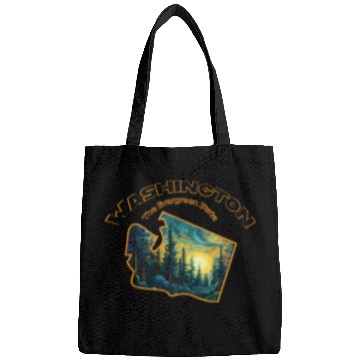 Discover Washington Wildlife - evergreen Bags