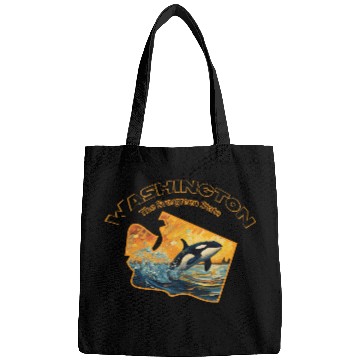 Discover Washington Wildlife - orca Bags