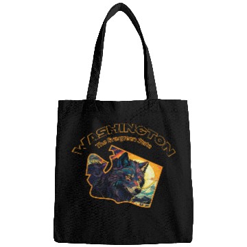 Discover Washington Wildlife - wolf Bags