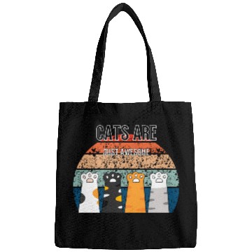 Discover Cat Paws Gift For Cat Lover Bags