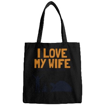 Discover I love my Wife Camping Glamping Backpacking Bags