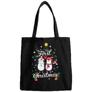 Discover Penguins First Christmas Newborn Bags