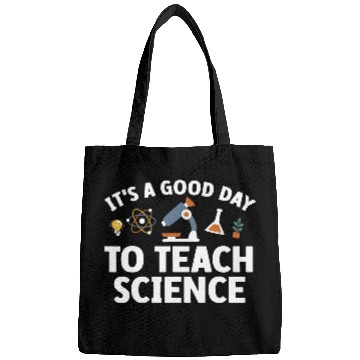 Discover Funny Science Teacher Men Women Nerd Physics Teach Bags
