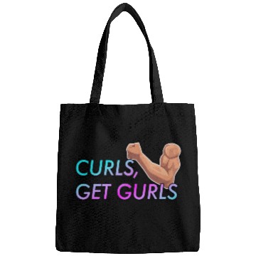 Discover CURLS GET GURLS GYM MUSCLE Bags