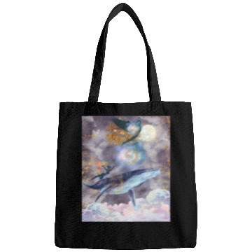 Discover Whale's Celestial Journey Bags