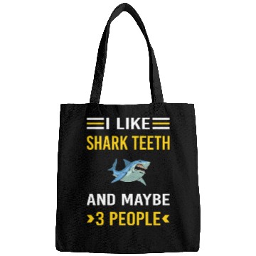 Discover 3 People Shark Teeth Bags