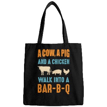 Discover Barbecue BBQ Joke GIft For Grill Master Chef Bags
