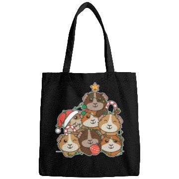 Discover Guinea Pig Christmas Tree Funny Animal Bags