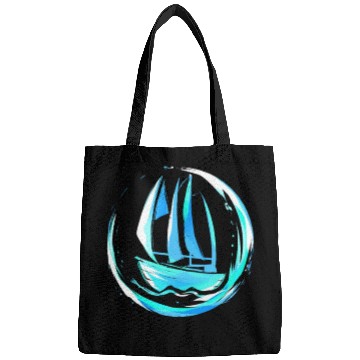 Discover Sailing gift for sailing boat, captain, holiday Bags