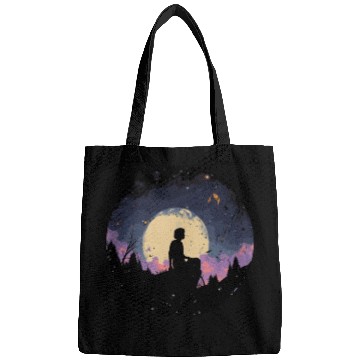 Discover Night Sky Stargaze Enchanting Nature Graphic Lover Bags