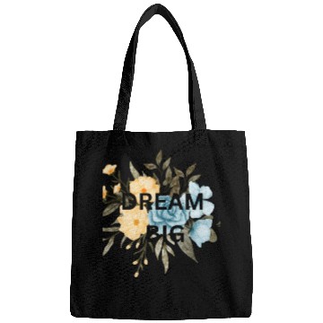 Discover ORANGE FLOWER,brown flower,dream big Bags