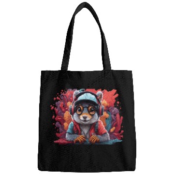 Discover squirrel animal art I cool cute squirrel Bags
