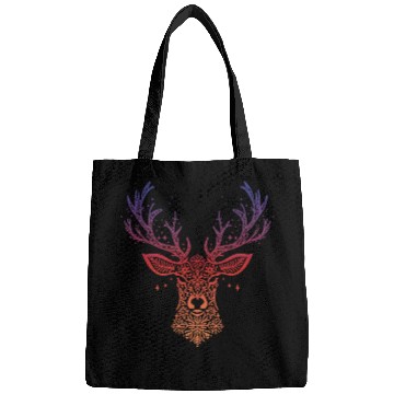 Discover Reindeer with snowflakes Bags