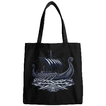 Discover Viking Raiders: Norse Seafaring Art Bags