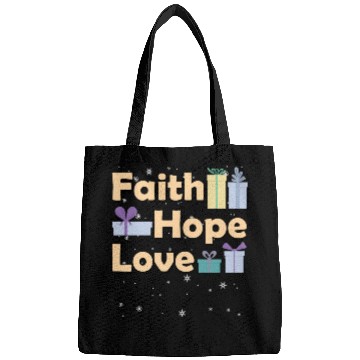 Discover Religious Family Christmas Matching Costume Faith Bags