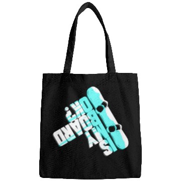 Discover Funny Snowboarding Gift for Winter Holidays Bags