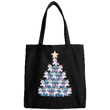 Discover Unicorn Christmas Tree Design Bags
