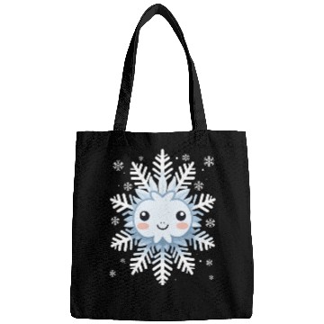 Discover Cute Funny Snowflake Snow Winter Kawaii Gift Bags