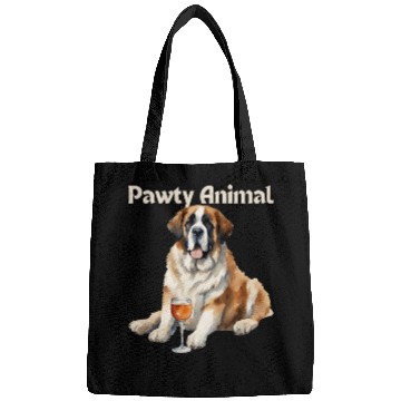 Discover Saint Bernard Dog Pawty Animal Bags